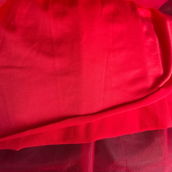 Spirit Vibrant Red Skater Skirt large x-large XL L new tutu - Picture 5 of 7